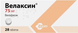 Велаксин 75мг 28 шт. таблетки Велаксин 75мг 28 шт. таблетки