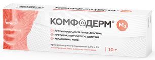 Комфодерм М2 0,1%+2% 10г крем для наружного применения Акрихин