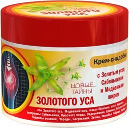 Новые Тайны Золотого Уса крем-снадобье Сабельник/Медвежий жир 300мл Новые Тайны Золотого Уса крем-снадобье Сабельник/Медвежий жир 300мл