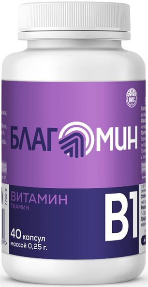 Благомин капсулы 0,25г Витамин В1 90 шт. Вис