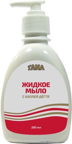 Тана мыло дегтярное 280мл Тана мыло дегтярное 280мл