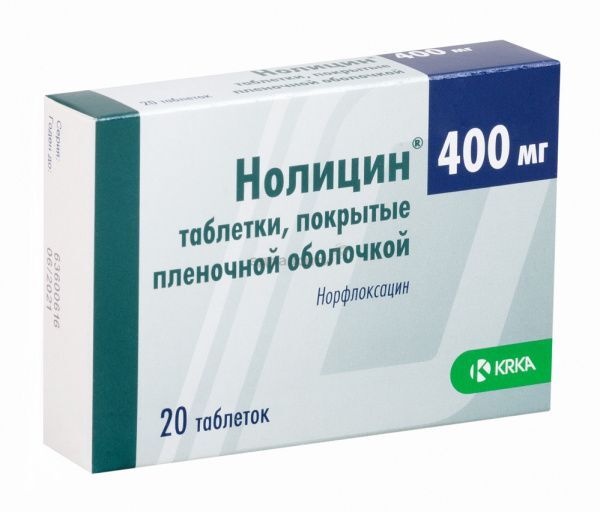 нолицин 400 инструкция по применению цена