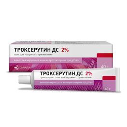 Троксерутин Дс 2% 40г гель для наружного применения /Доминанта-Сервис Троксерутин Дс 2% 40г гель для наружного применения /Доминанта-Сервис