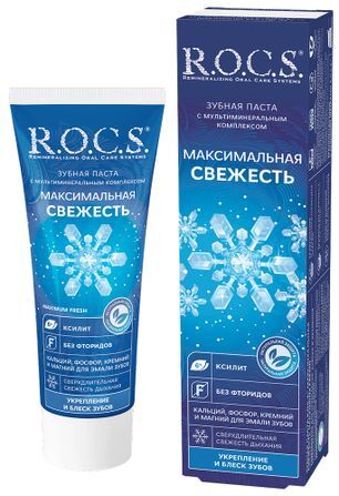 Рокс зубная паста Максимальная свежесть 94г Рокс зубная паста Максимальная свежесть 94г