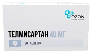 Телмисартан 40мг 28 шт. таблетки