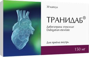 Транидаб 150мг 30 шт. капсулы Транидаб 150мг 30 шт. капсулы