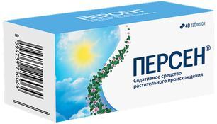 Персен 40 шт. таблетки покрытые оболочкой Персен 40 шт. таблетки покрытые оболочкой