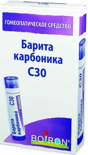 Барита карбоника с30 4г гранулы гомеопатические Барита карбоника с30 4г гранулы гомеопатические