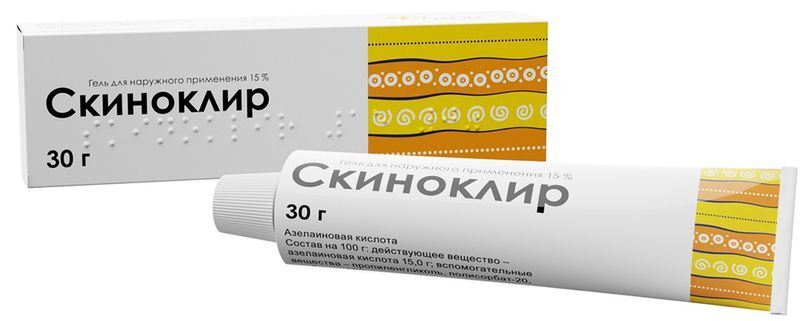 Скиноклир 15% 30г гель для наружного применения, фото №2