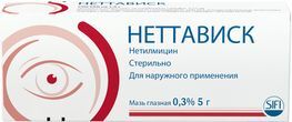 Неттависк 0,3% 5г мазь глазная Неттависк 0,3% 5г мазь глазная