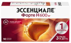 Эссенциале форте н 600мг 90 шт. капсулы Эссенциале форте н 600мг 90 шт. капсулы