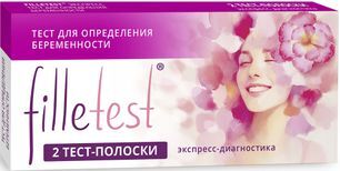 Филлитест Дабл Контрол тест-полоска на беременность 2 шт. Филлитест Дабл Контрол тест-полоска на беременность 2 шт.