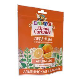 Альпийская карамель леденцы детские мёд/витамин с/апельсин 75г Альпийская карамель леденцы детские мёд/витамин с/апельсин 75г