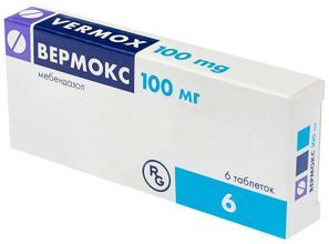 Вермокс 100мг 6 шт. таблетки Вермокс 100мг 6 шт. таблетки