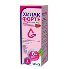 Хилак форте 30мл капли для приема внутрь вишня