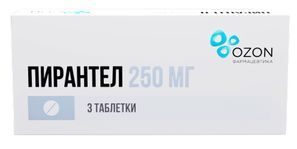 Пирантел 250мг 3 шт. таблетки Пирантел 250мг 3 шт. таблетки